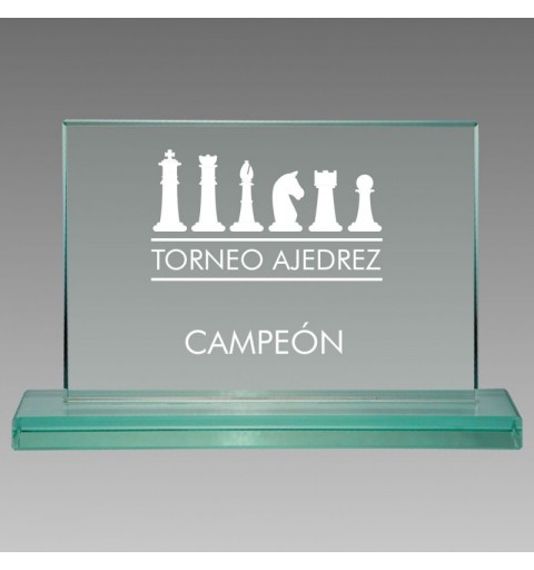 Trofeo Placa Cristal 0569