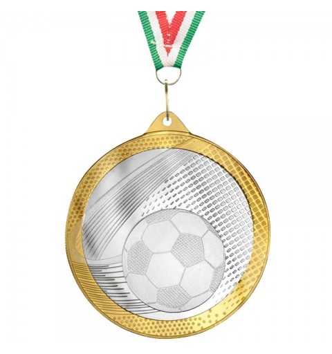 Medalla Fútbol Bicolor 57 mm