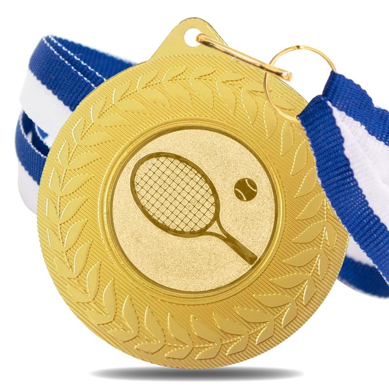 Medalla Tenis 5980 Oro Ø50mm Medalla Tenis 5980 Oro Ø50mm