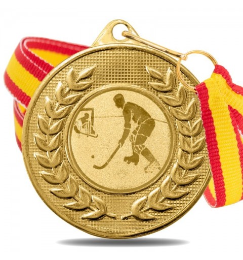Medalla Hockey 5878 Oro Ø50mm