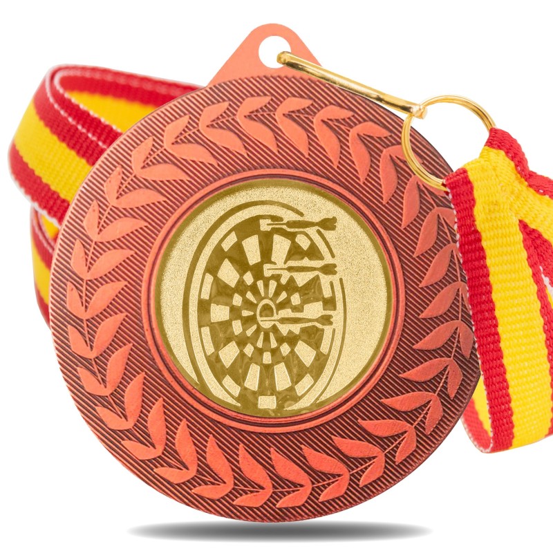 Medalla Dardos 5980 Bronce Ø50mm