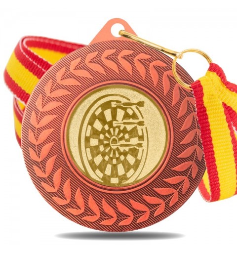 Medalla Dardos 5980 Bronce Ø50mm