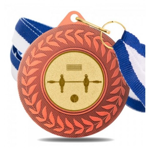 Medalla Futbolín 5980 Bronce Ø50mm