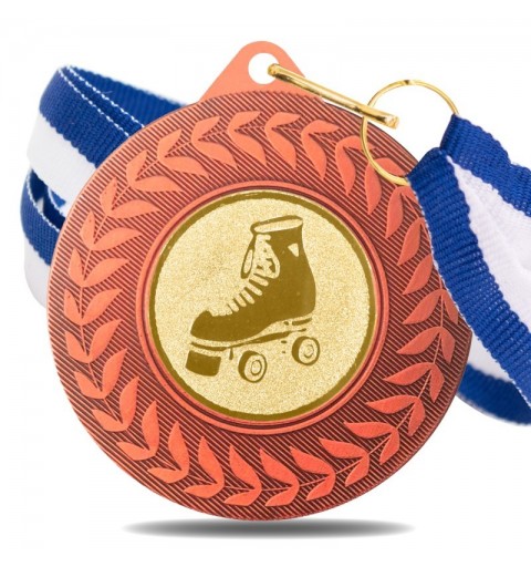 Medalla Patinaje 5980 Bronce Ø50mm