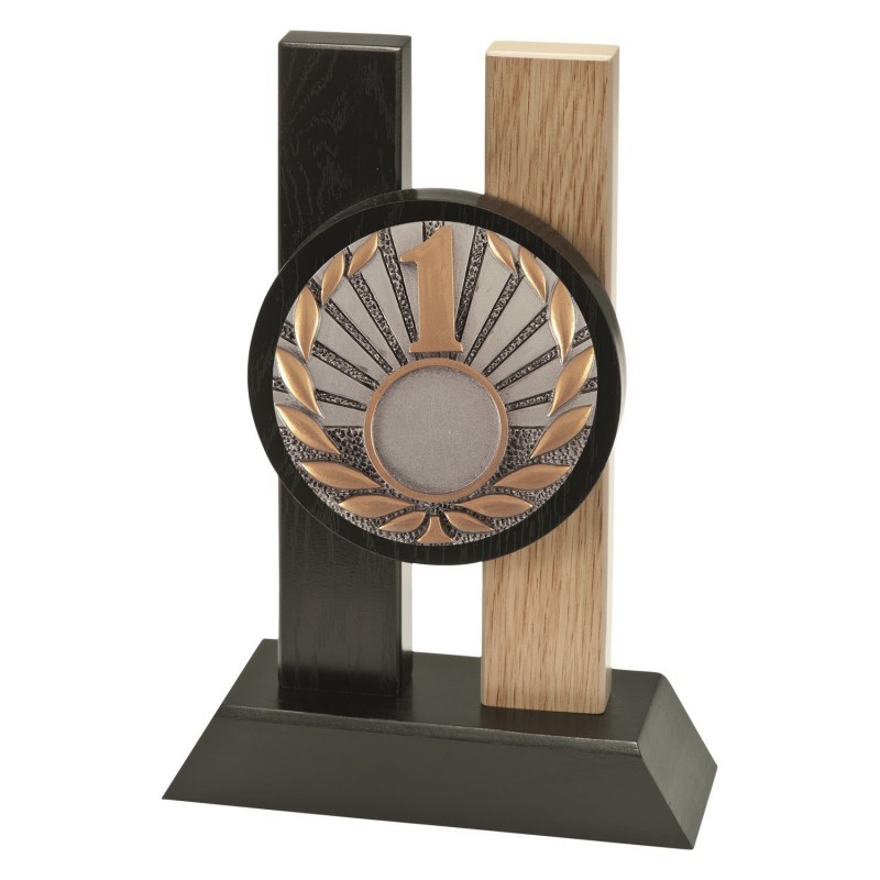 Trofeo Madera Disco Alegórico Primero 1721