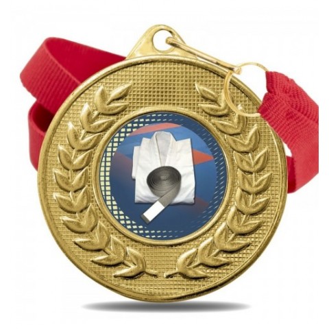 Medalla Karate Color 5878 Oro Ø50mm