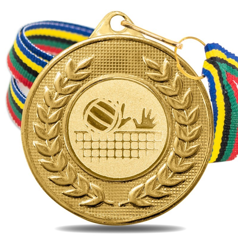 Medalla Voleibol 5878 Oro Ø50mm Medalla Voleibol 5878 Oro Ø50mm