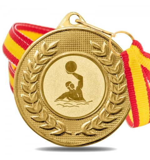 Medalla Waterpolo 5878 Oro Ø50mm