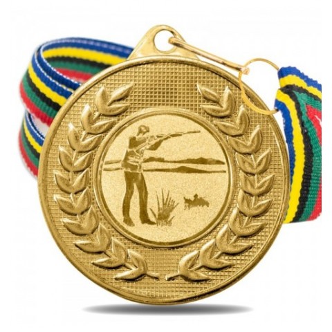 Medalla Tiro Carabina 5878 Oro Ø50mm