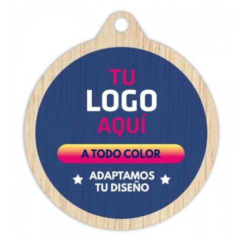 Medalla Madera 5001 Ø70mm Personalizada