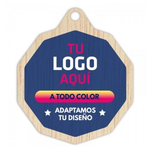 Medalla Madera 5003 Ø70mm Personalizada