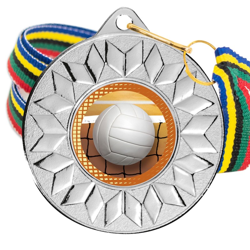 Medalla Voleibol 5617 Plata Ø50mm