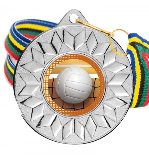 Medalla Voleibol 5617 Plata Ø50mm