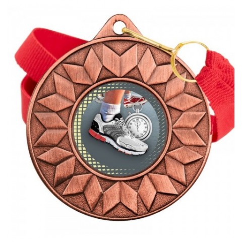 Medalla Running Color 5617 Bronce Ø50mm