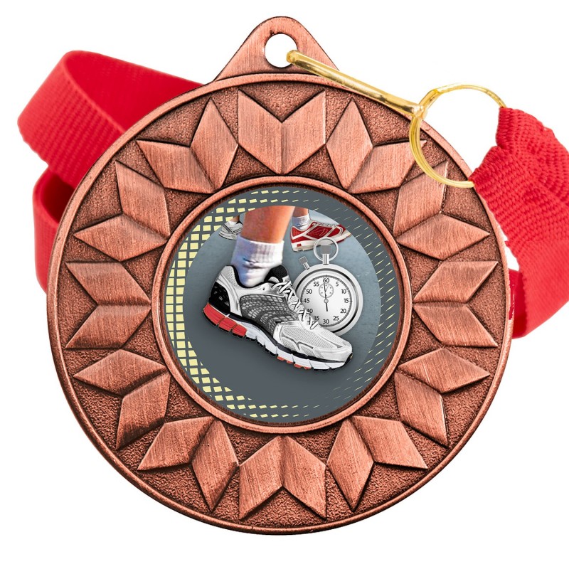 Medalla Running Color 5617 Bronce Ø50mm