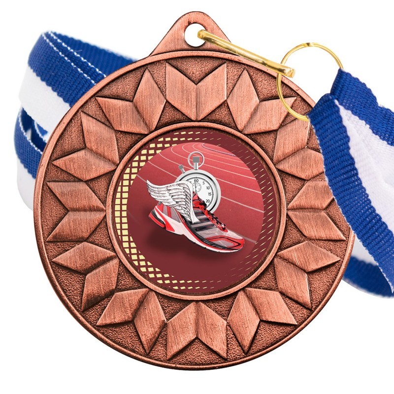 Medalla Atletismo Color 5617 Bronce Ø50mm