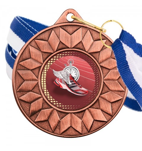 Medalla Atletismo Color 5617 Bronce Ø50mm