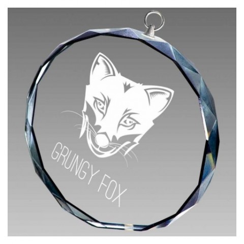 Trofeo Medalla Cristal Ø70mm 0786