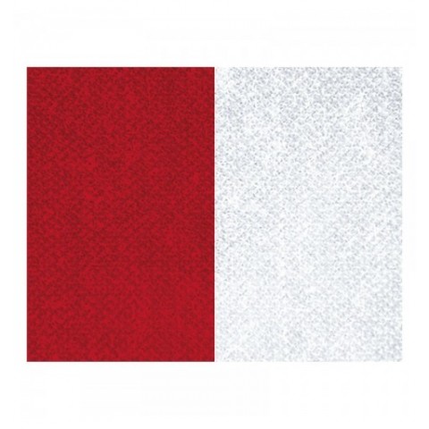 CINTA C/MOSQUETON 10 MM ROJO-BLANCO