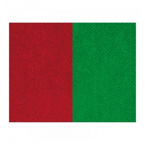 CINTA C/MOSQUETON 10 MM ROJO-VERDE