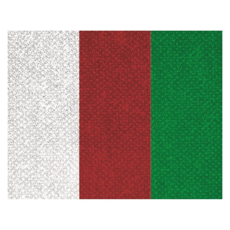 CINTA C/MOSQUETON 10 MM BLANCO-ROJO-VERD