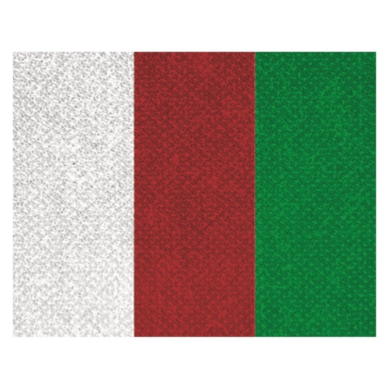 CINTA C/MOSQUETON 10 MM BLANCO-ROJO-VERD