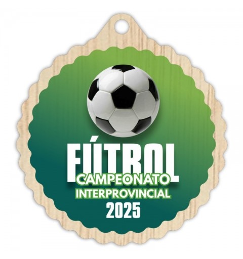 Medalla Madera 5002 Ø70mm Personalizada