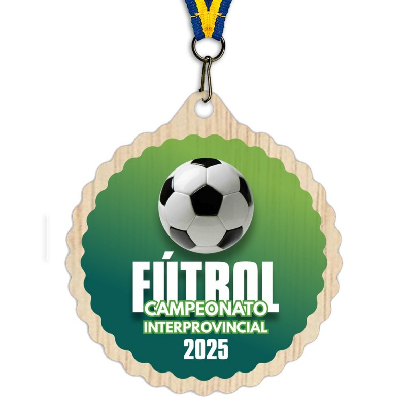 Medalla Madera 5002 Ø70mm Personalizada