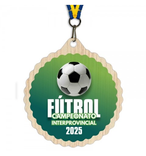 Medalla Madera 5002 Ø70mm Personalizada