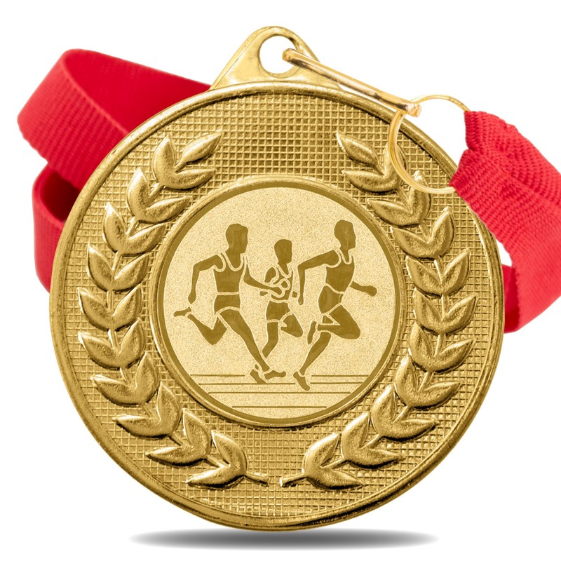 Medalla Atletismo Carrera 5878 Oro Ø50mm