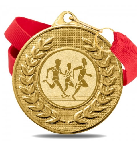 Medalla Atletismo Carrera 5878 Oro Ø50mm