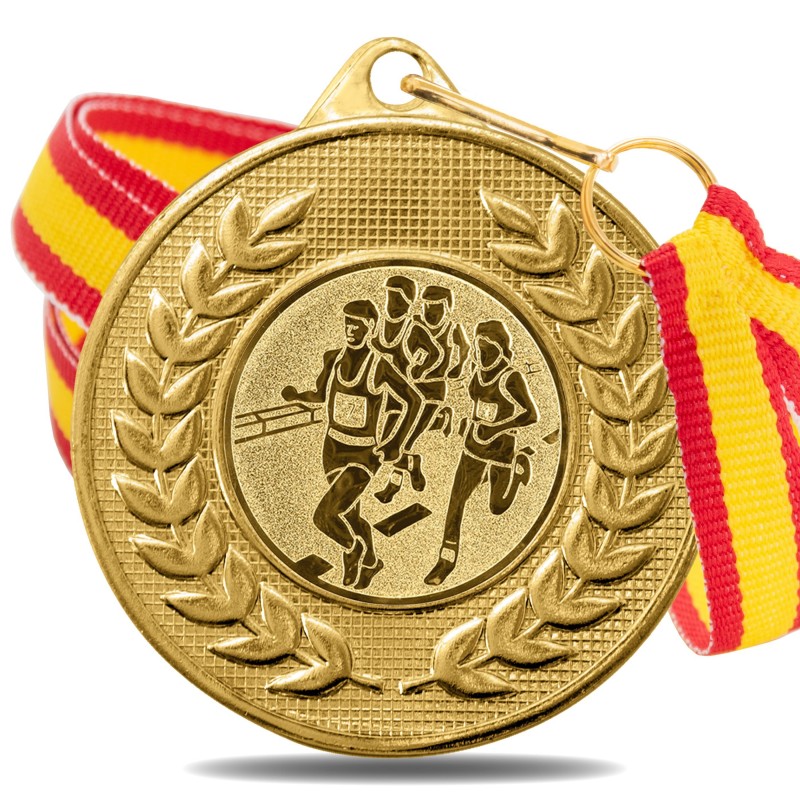 Medalla Running 5878 Oro Ø50mm