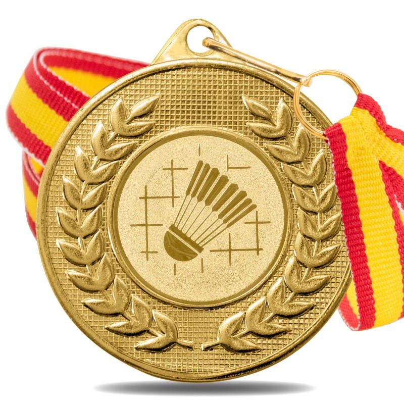 Medalla Bádminton 5878 Oro Ø50mm