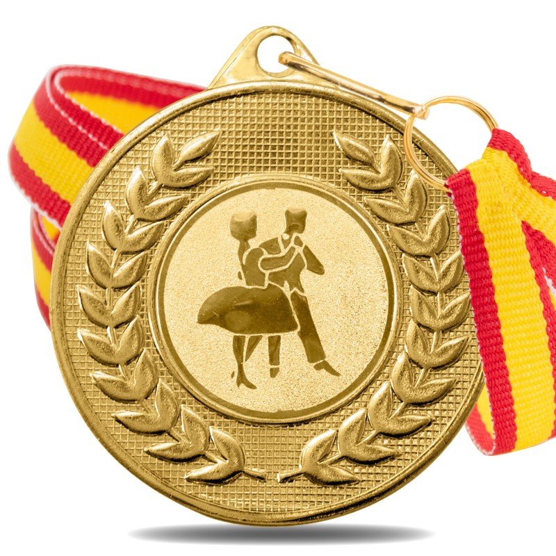 Medalla Baile 5878 Oro Ø50mm