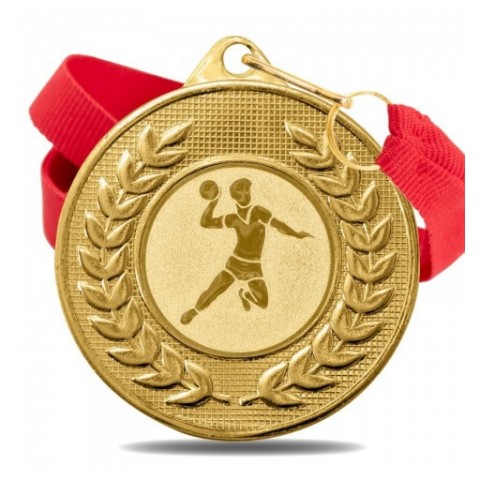 Medalla Balonmano 5878 Oro Ø50mm