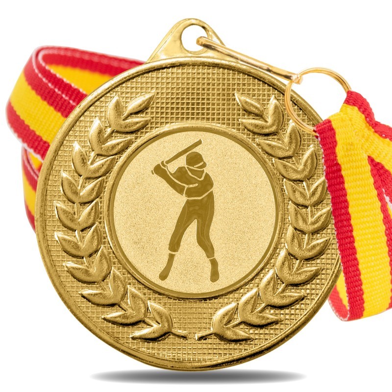 Medalla Béisbol 5878 Oro Ø50mm