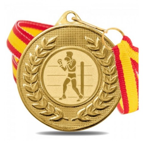 Medalla Boxeo 5878 Oro Ø50mm
