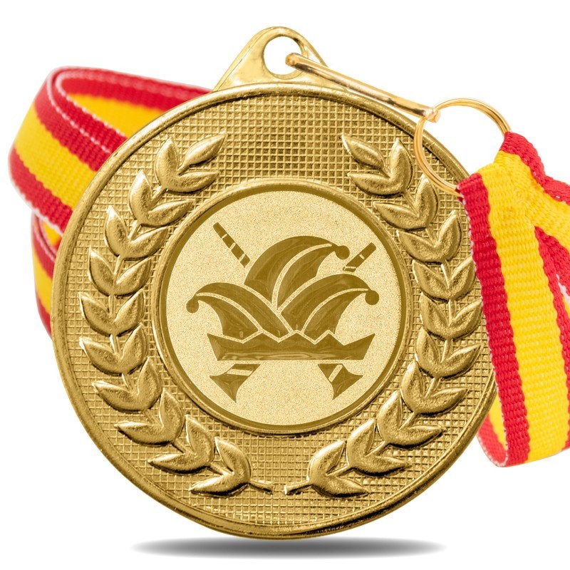 Medalla Carnaval 5878 Oro Ø50mm
