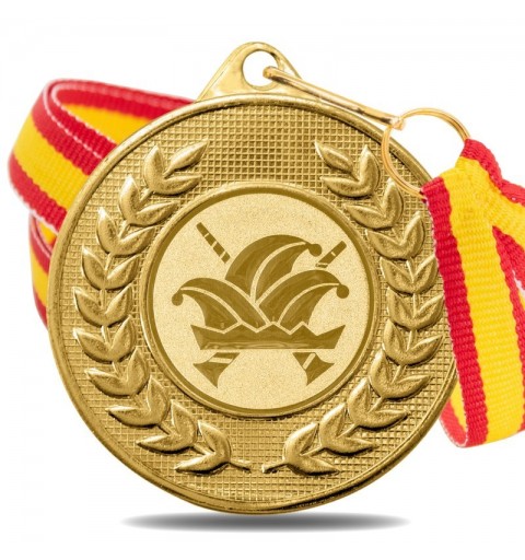 Medalla Carnaval 5878 Oro Ø50mm
