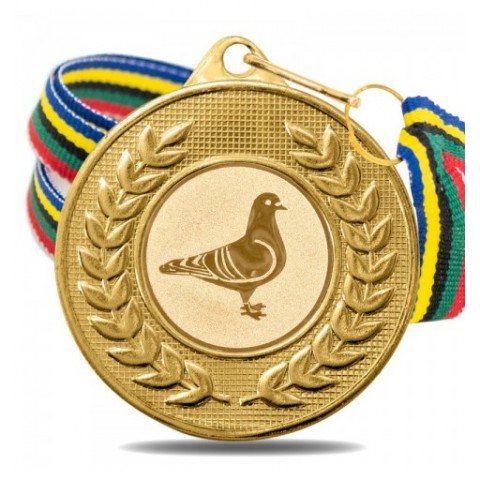 Medalla Colombicultura 5878 Oro Ø50mm