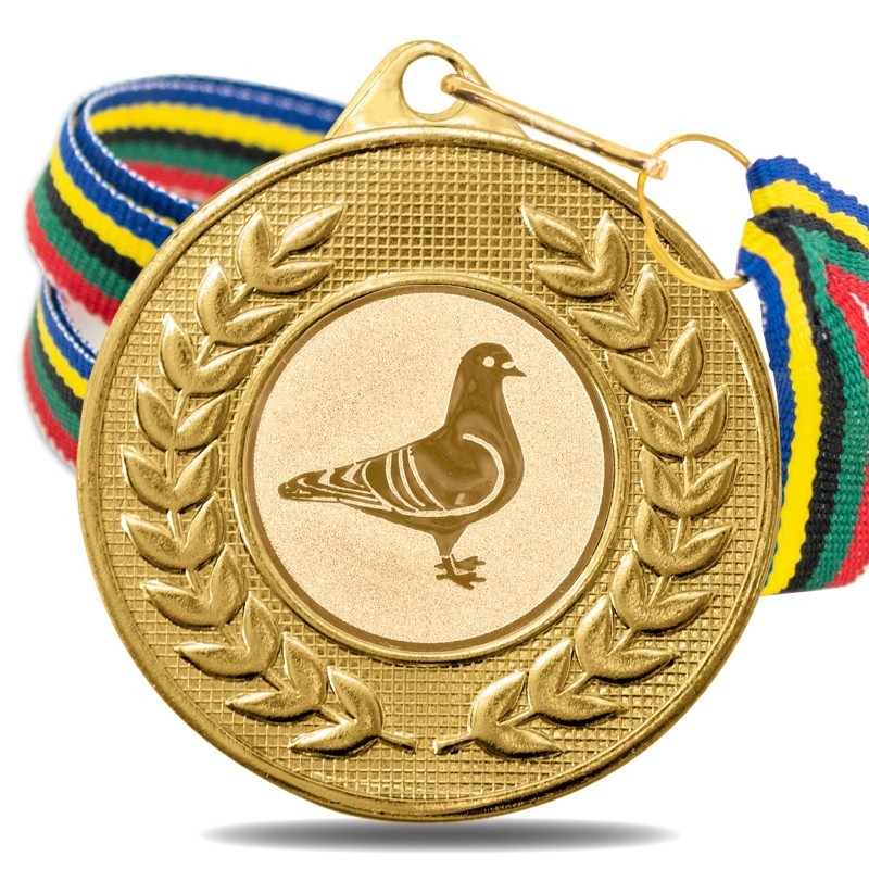 Medalla Colombicultura 5878 Oro Ø50mm