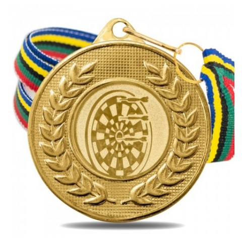 Medalla Dardos 5878 Oro Ø50mm