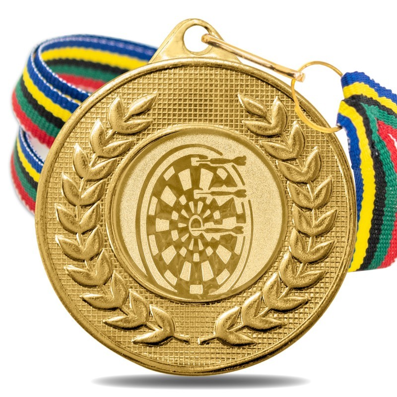 Medalla Dardos 5878 Oro Ø50mm