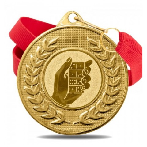 Medalla Dominó 5878 Oro Ø50mm