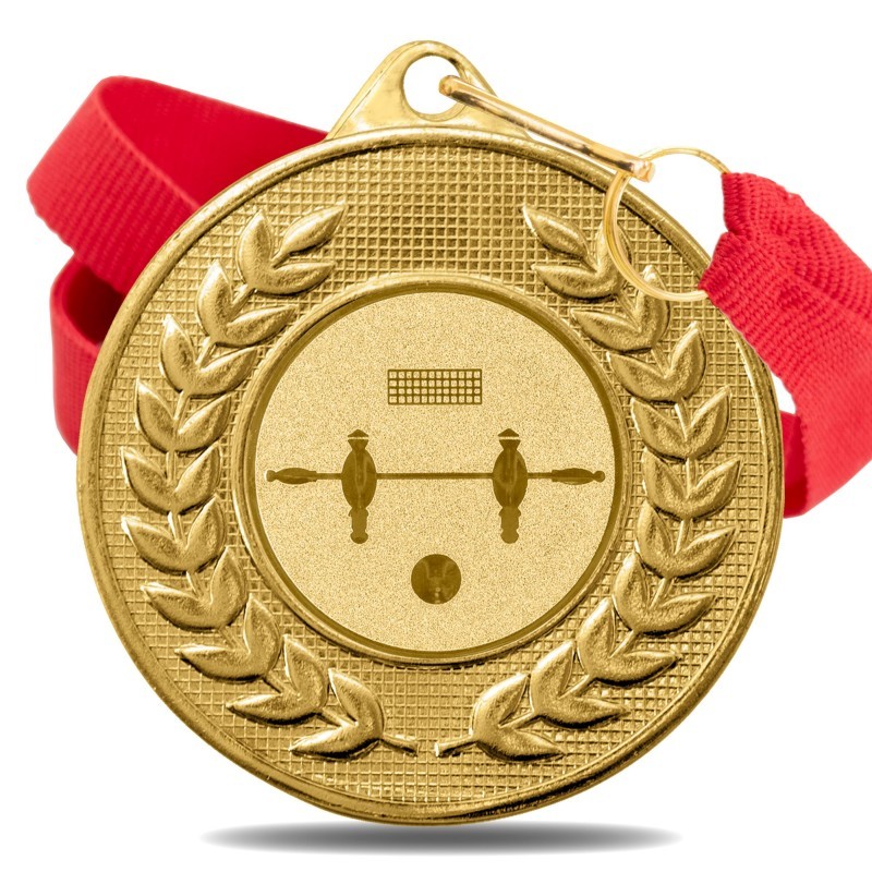 Medalla Futbolín 5878 Oro Ø50mm