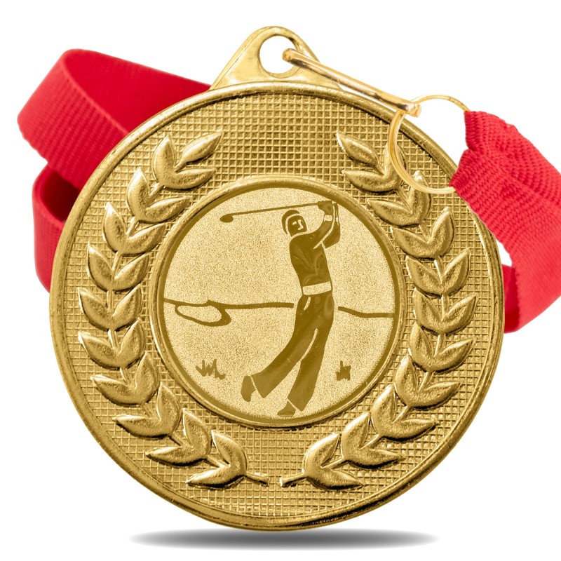 Medalla Golf 5878 Oro Ø50mm