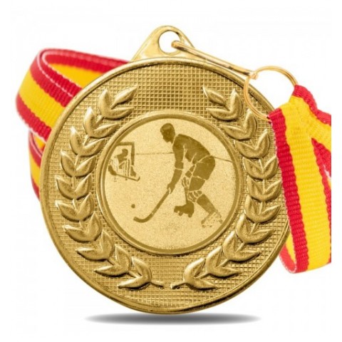 Medalla Hockey 5878 Oro Ø50mm