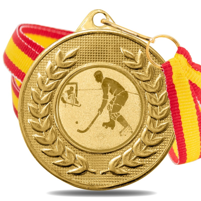Medalla Hockey 5878 Oro Ø50mm