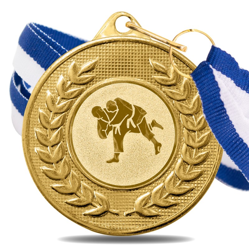 Medalla Judo 5878 Oro Ø50mm