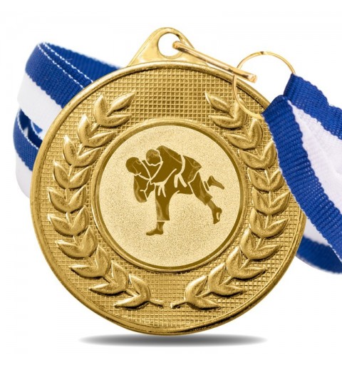 Medalla Judo 5878 Oro Ø50mm